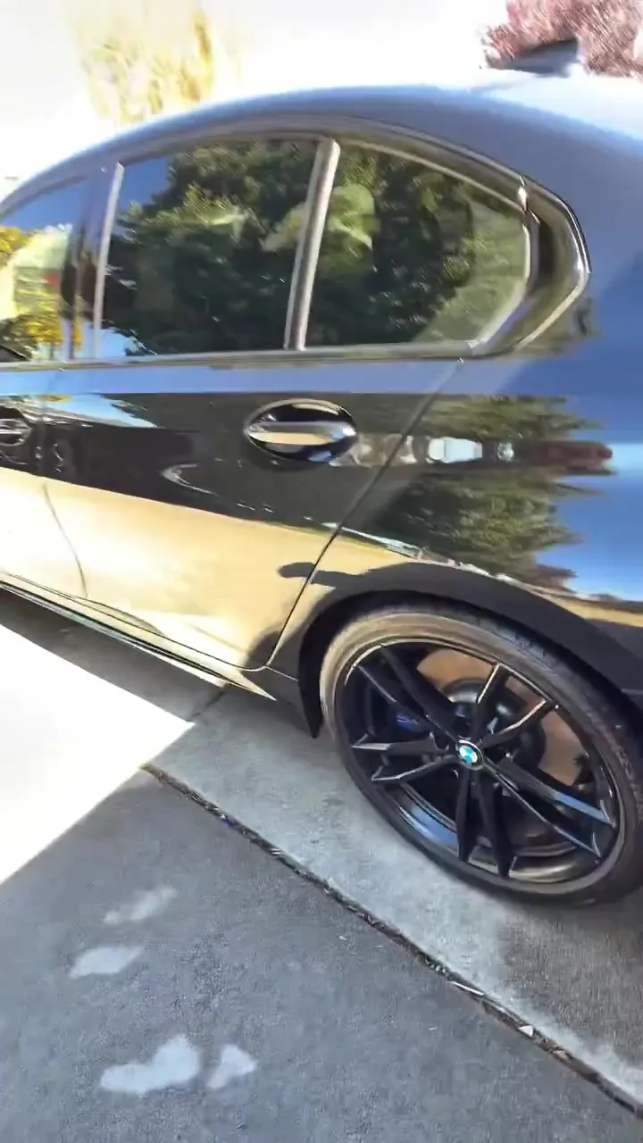 BMW wheel after detail